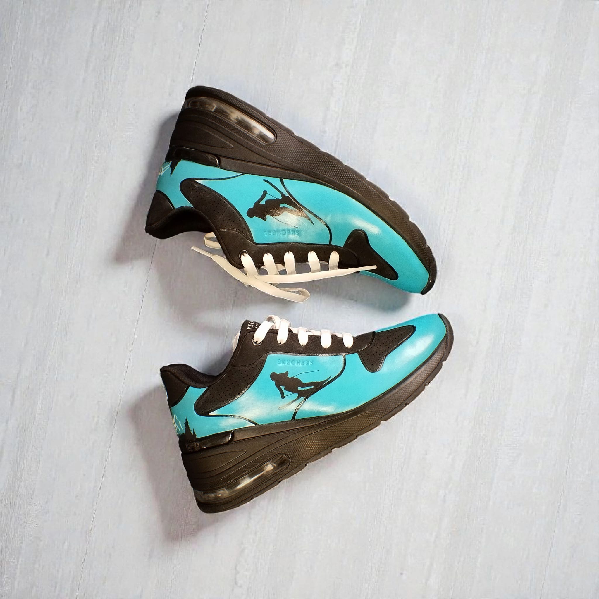 CUSTOM SKECHERS, SKI/ Double K Customz